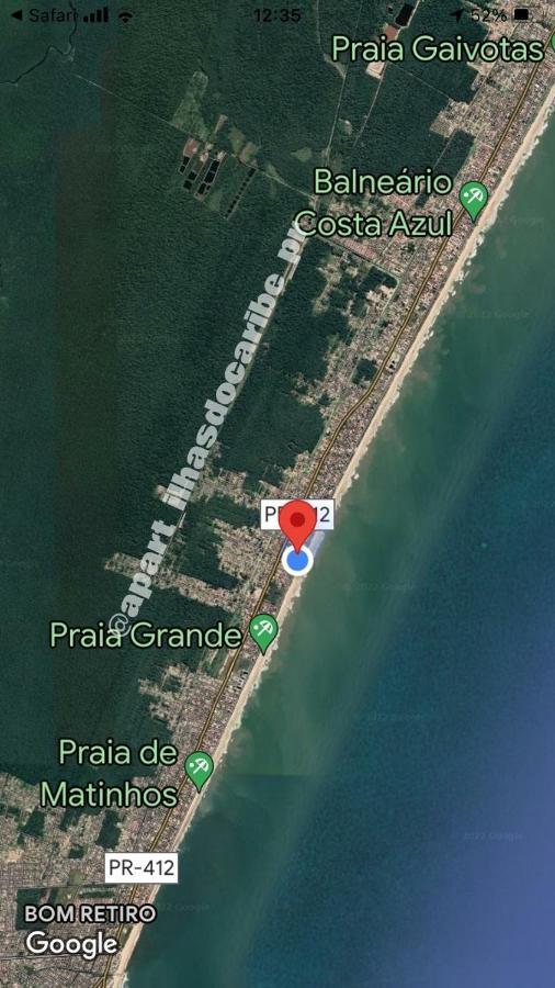 Apto Cond Ilhas Do Caribe - Pr - Beira Mar Matinhos Luaran gambar