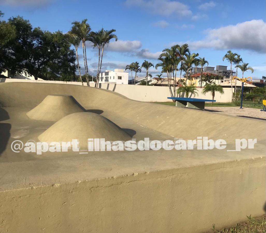 Apto Cond Ilhas Do Caribe - Pr - Beira Mar Matinhos Luaran gambar