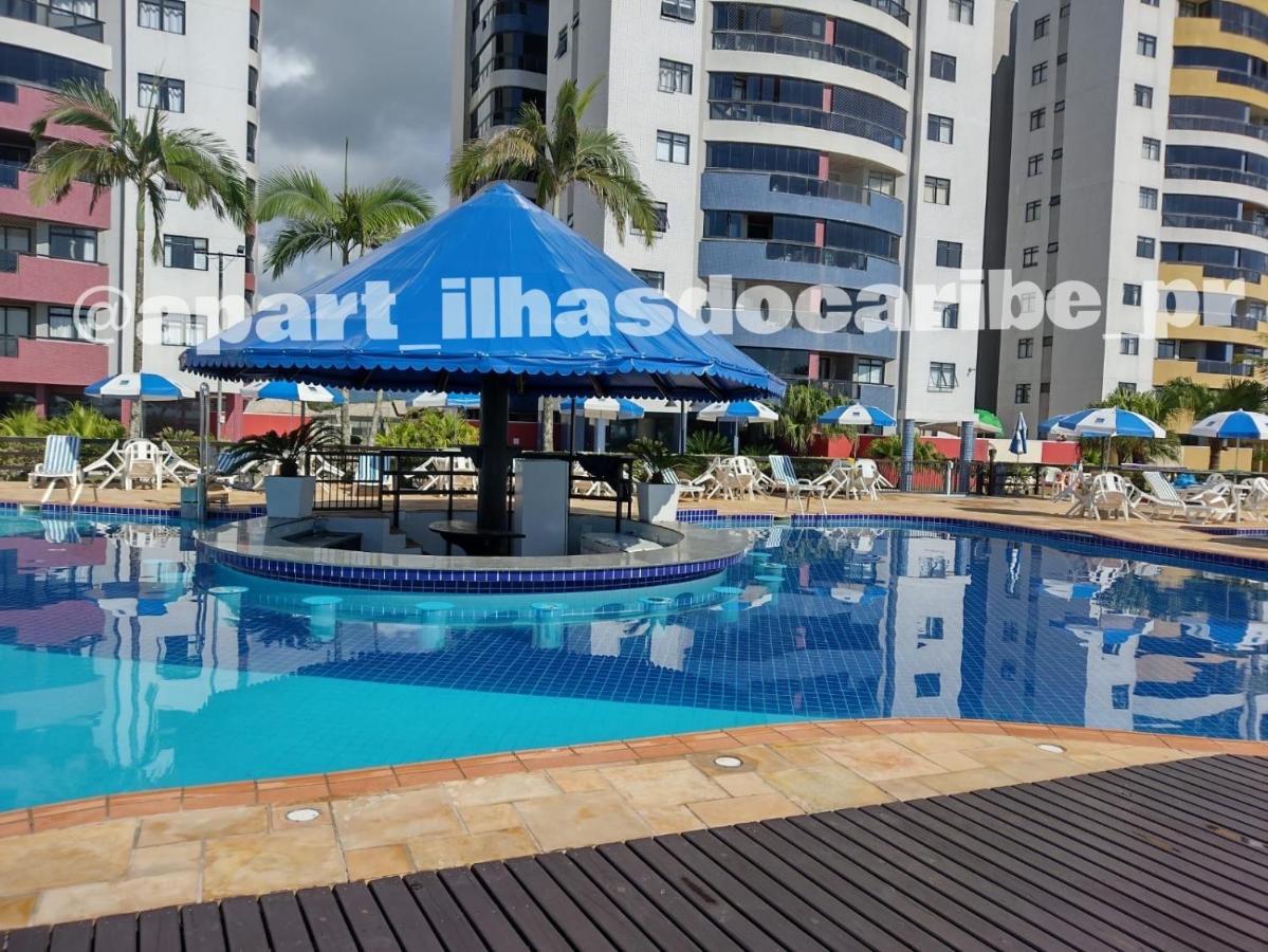 Apto Cond Ilhas Do Caribe - Pr - Beira Mar Matinhos Luaran gambar